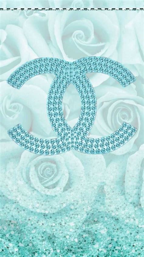 chanel wallpaper blue